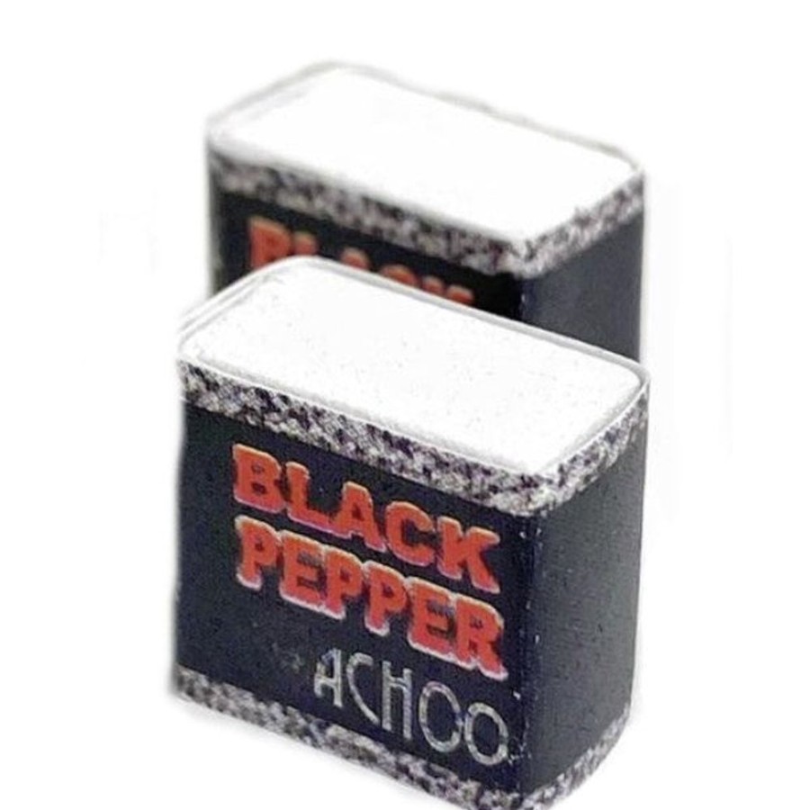 Dollhouse Miniatures Aztec | Dollhouse Miniature Black Pepper Jars