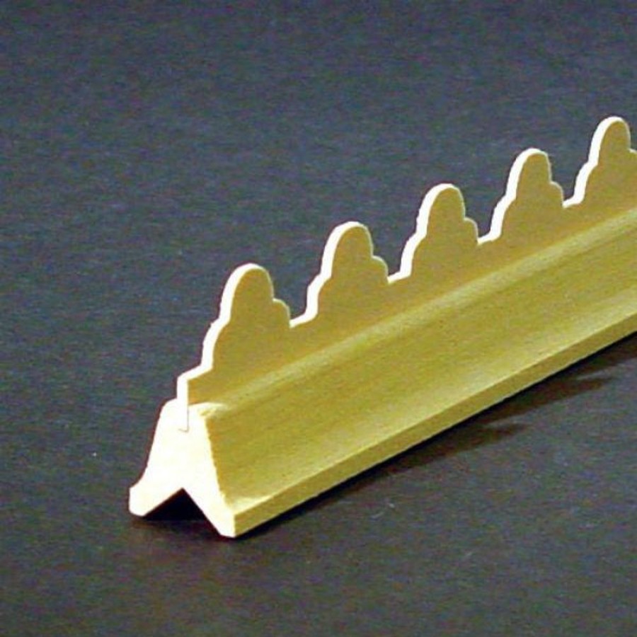 Dollhouse Building Supplies Aztec | Large Picket Dollhouse Roof Ridge Molding