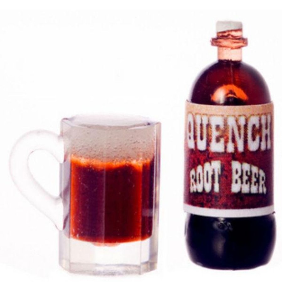 Dollhouse Miniatures Aztec | Dollhouse Miniature Root Beer With Mug