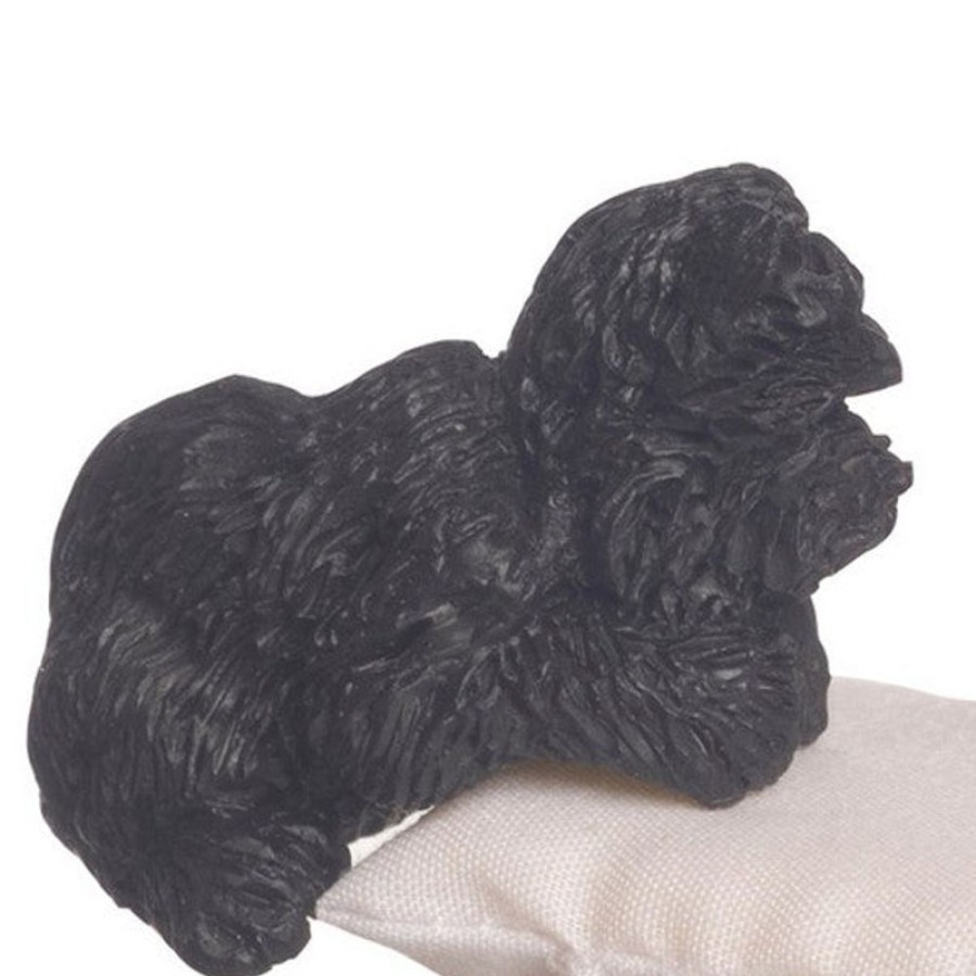 Dollhouse Miniatures Aztec | Dollhouse Miniature Black West Highland Terrier