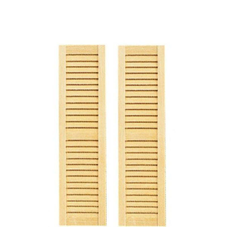 Dollhouse Building Supplies Aztec | Small Louvered Dollhouse Shutters