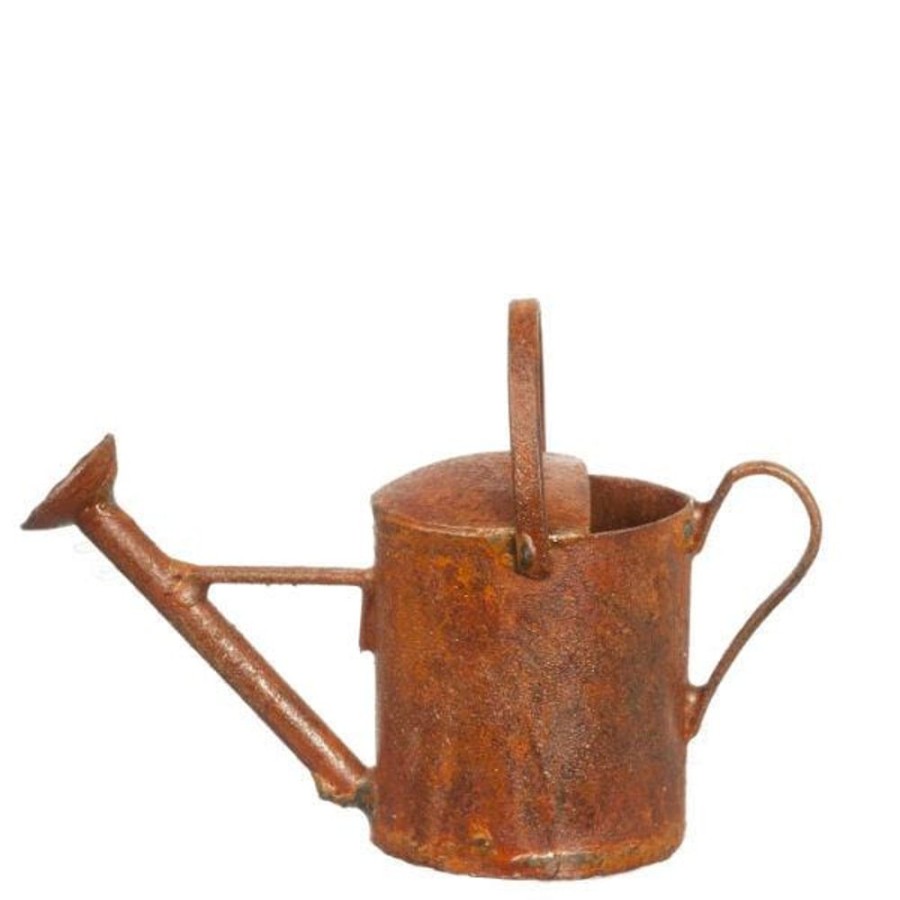 Dollhouse Miniatures Aztec | Rusty Dollhouse Miniature Watering Can