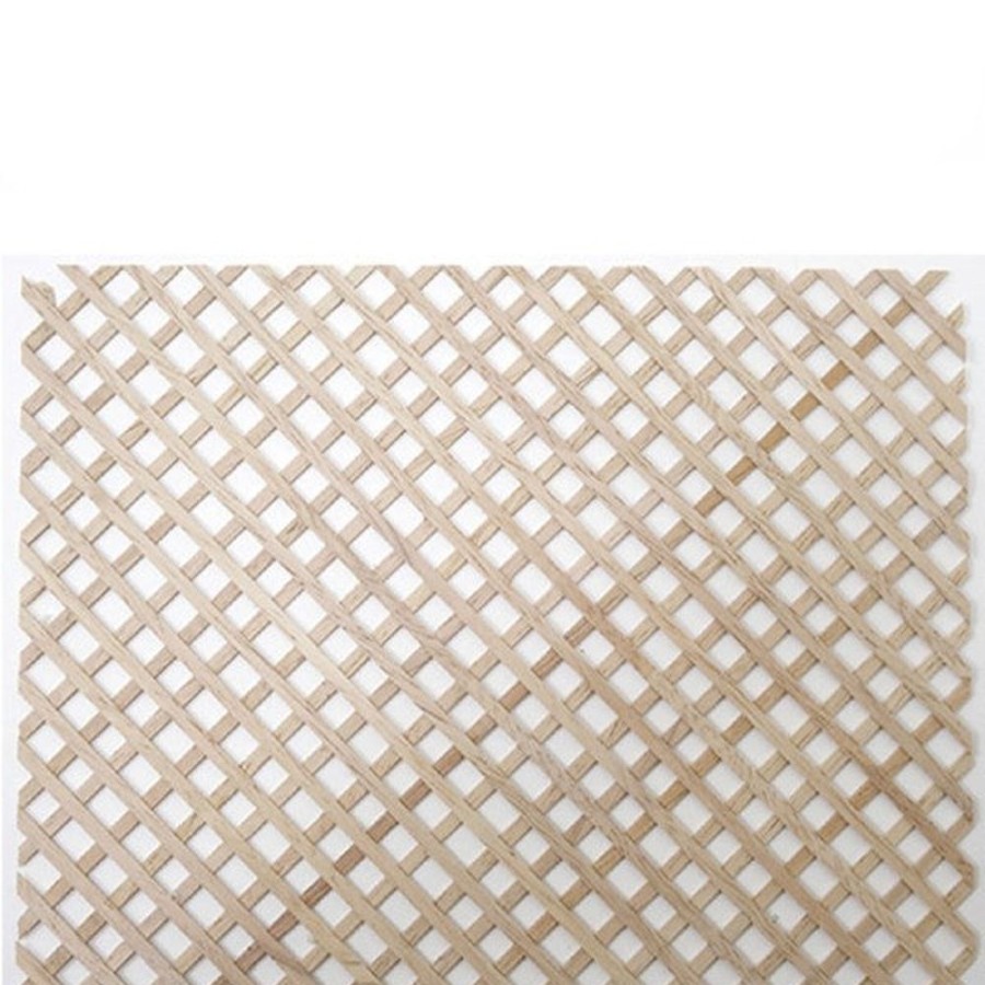 Dollhouse Building Supplies Aztec | Dollhouse Miniature Light Brown Lattice Panel