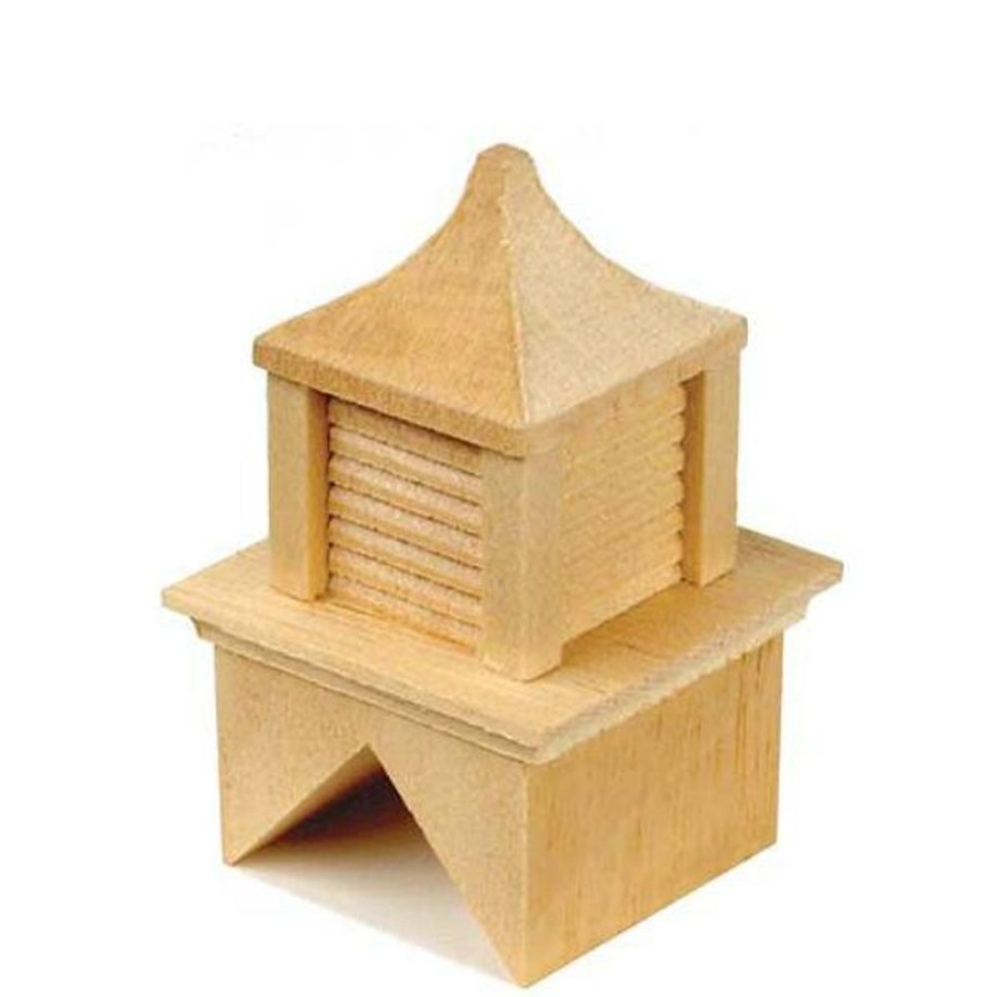 Dollhouse Building Supplies Aztec | Miniature Wood Cupola