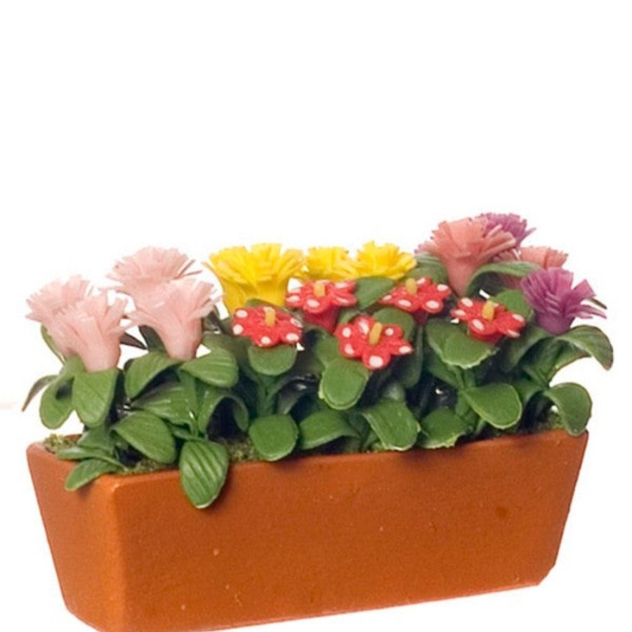 Dollhouse Miniatures Aztec | Dollhouse Miniature Flower Planter Box