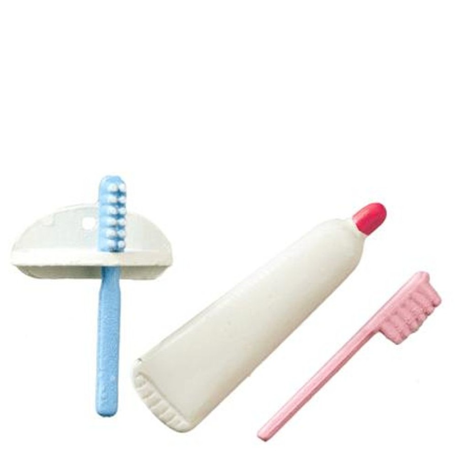 Dollhouse Miniatures Aztec | Dollhouse Miniature Toothbrush Set