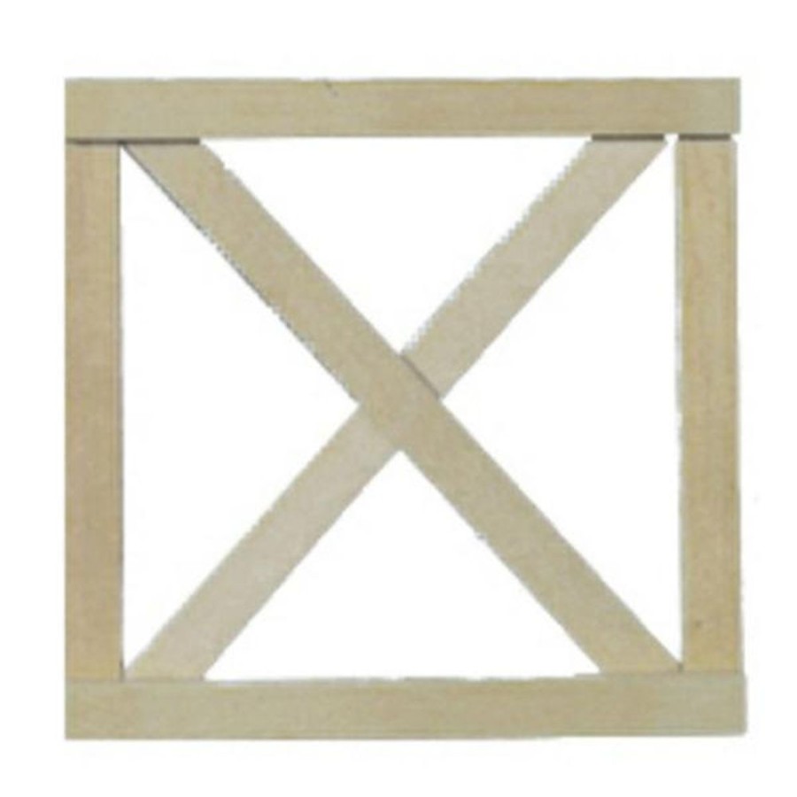 Dollhouse Building Supplies Aztec | Dollhouse Miniature Crossbuck Fence Gate