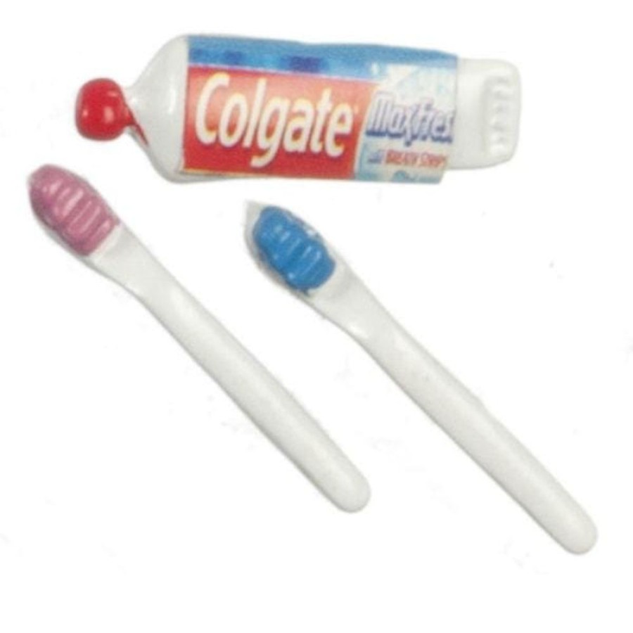 Dollhouse Miniatures Aztec | Dollhouse Miniature Toothbrushes & Toothpaste