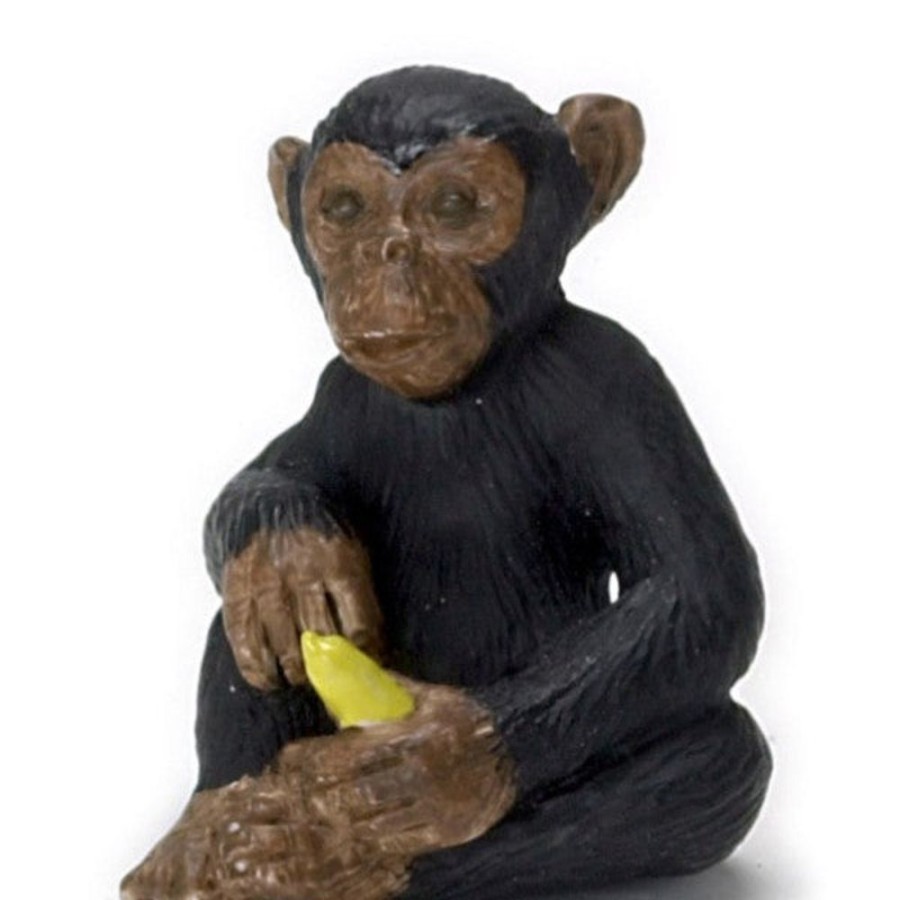 Dollhouse Miniatures Aztec | Dollhouse Miniature Chimp With Banana