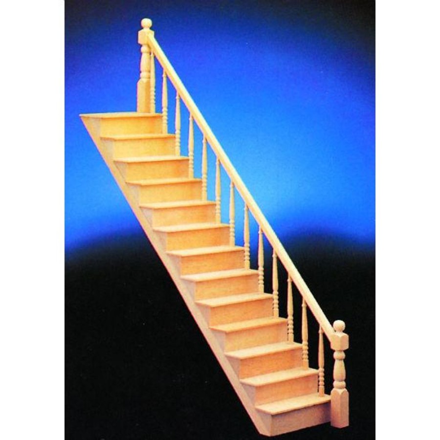 Dollhouse Building Supplies Aztec | Unassembled Dollhouse Miniature Staircase Kit