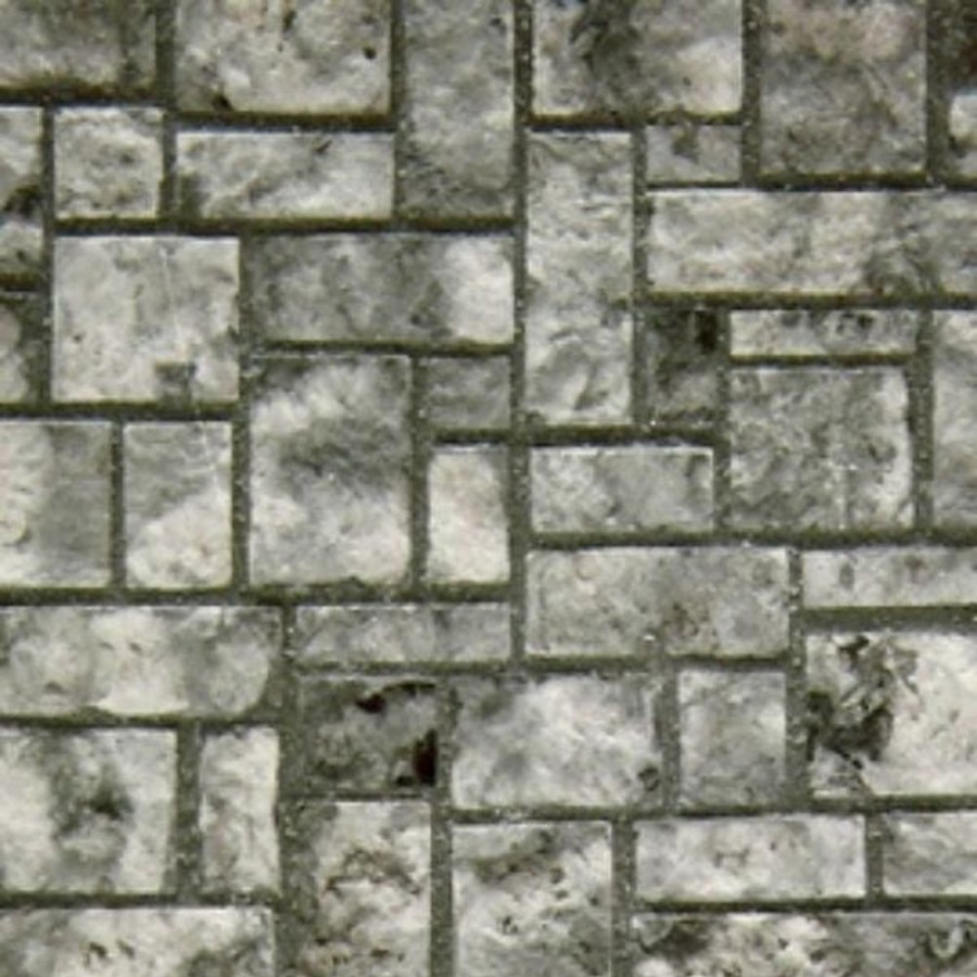 Dollhouse Building Supplies Aztec | Dollhouse Miniature Gray Cut Stone Veneer