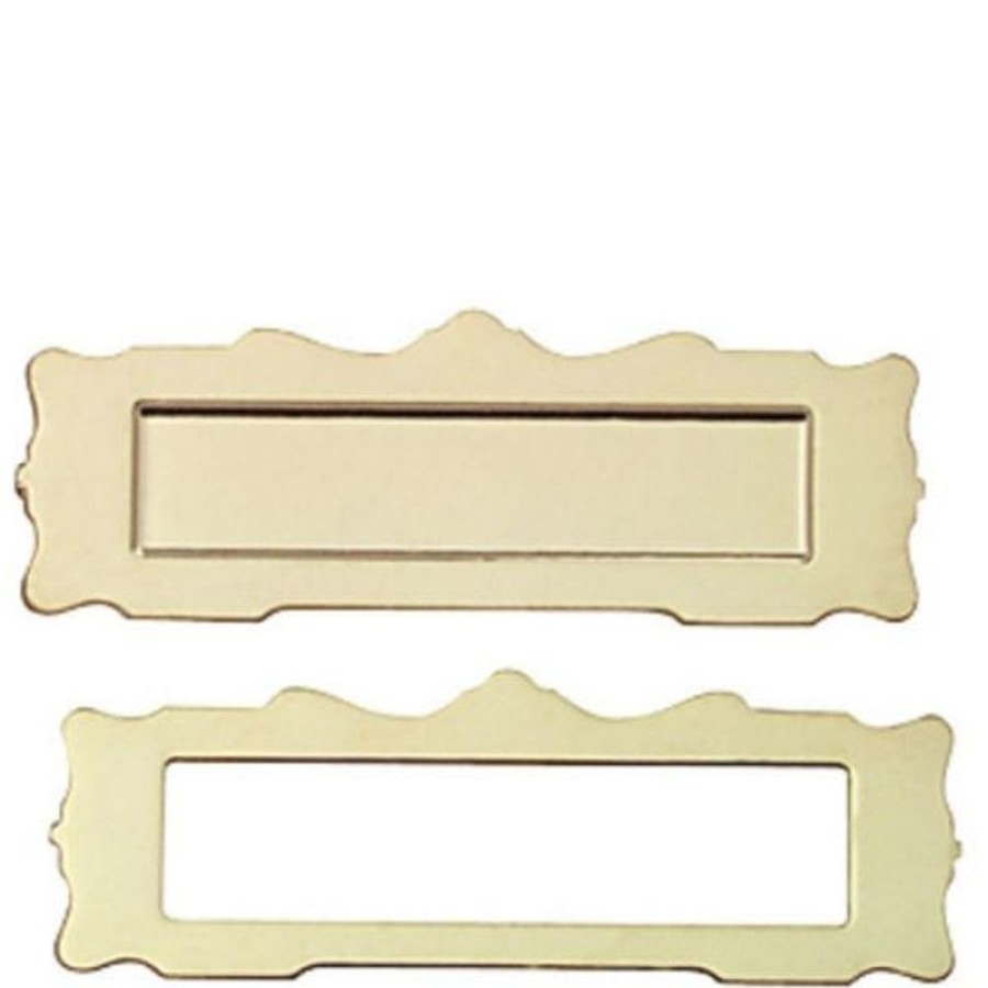 Dollhouse Building Supplies Aztec | Gold Dollhouse Miniature Mail Slot