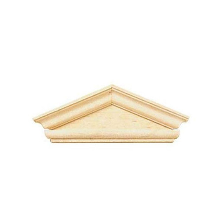 Dollhouse Building Supplies Aztec | Federal Hooded Dollhouse Miniature Window Pediment Set