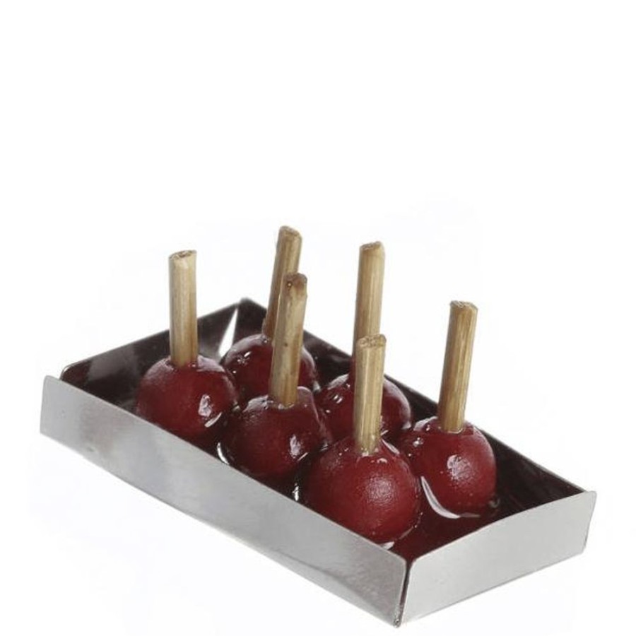 Dollhouse Miniatures Aztec | Dollhouse Miniature Candy Apples On A Tray