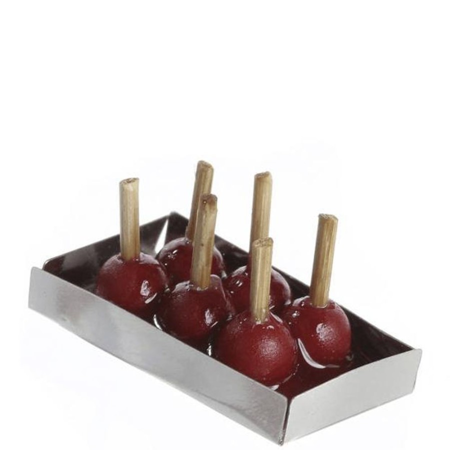 Dollhouse Miniatures Aztec | Dollhouse Miniature Candy Apples On A Tray