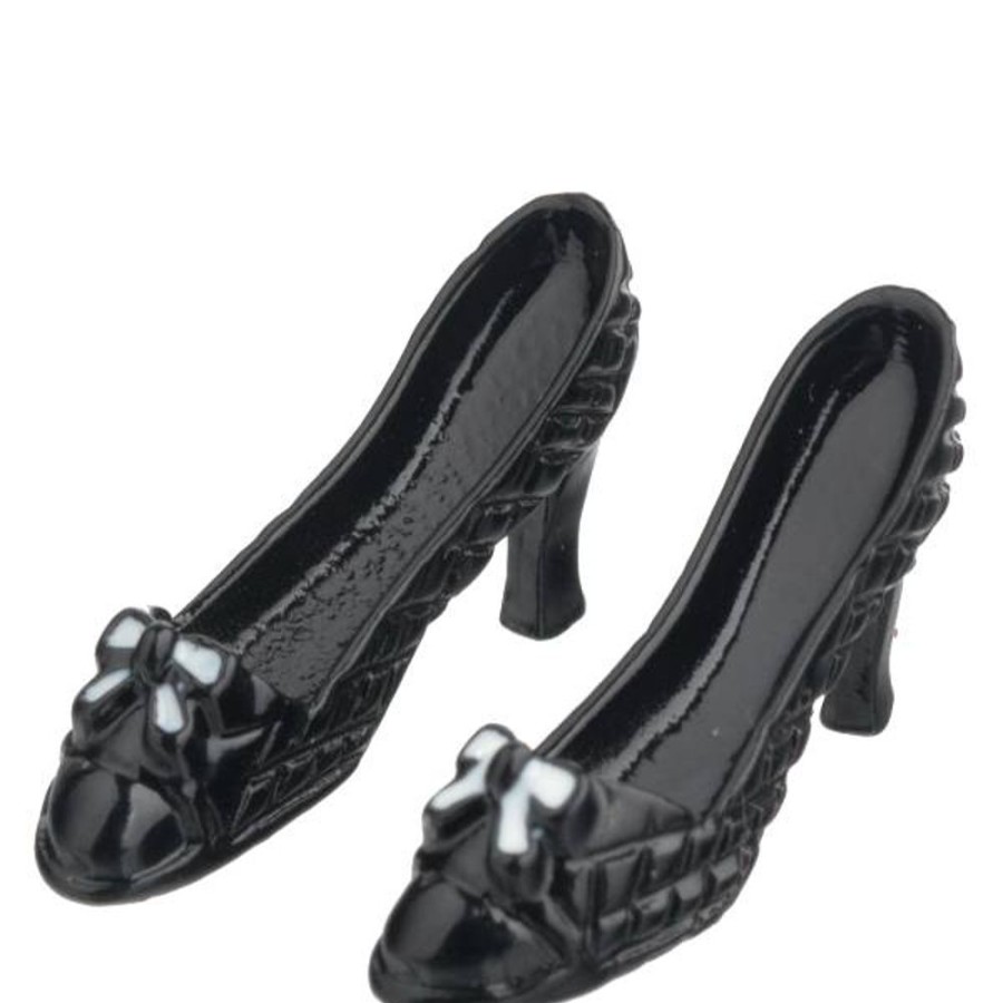 Dollhouse Dolls Aztec | Black Dollhouse Miniature High Heels