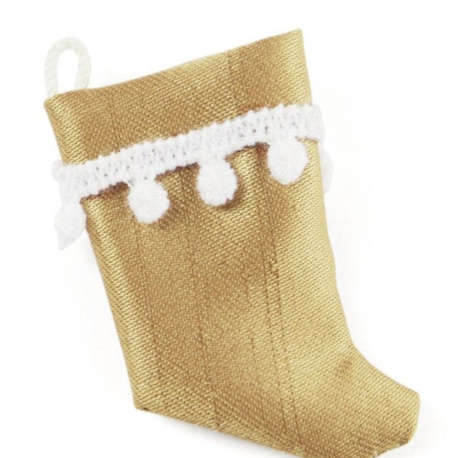 Dollhouse Miniatures Aztec | Gold Dollhouse Miniature Stocking