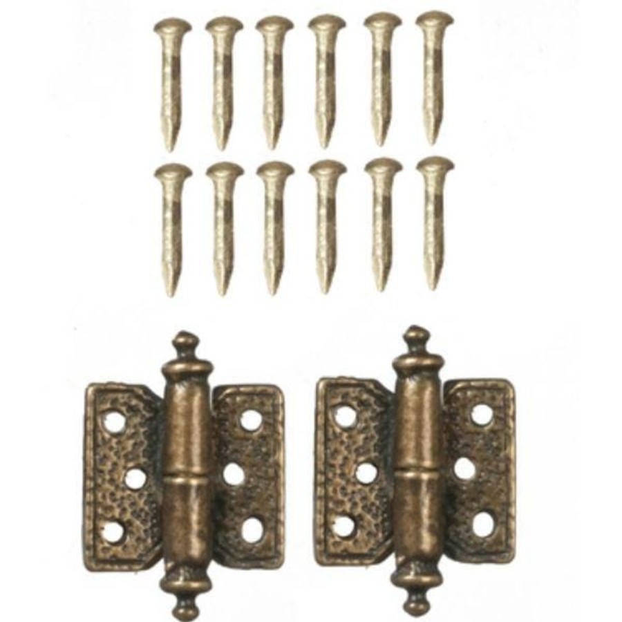 Dollhouse Building Supplies Aztec | Antique Bronze Hinges With Pins